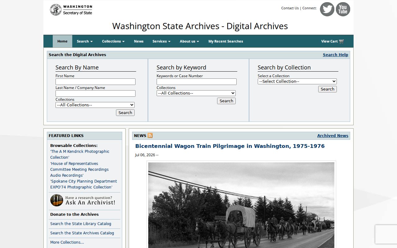 Redmond voter records research through Washington Digital Archives